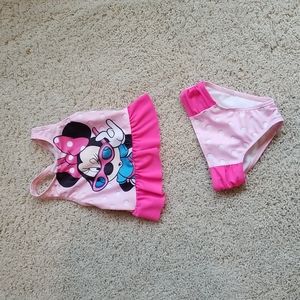 Pink Minnie Mouse bikini